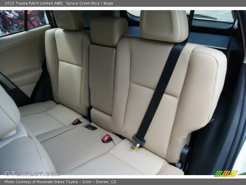 Spruce Green Mica / Beige 2013 Toyota RAV4 Limited AWD