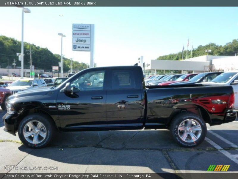 Black / Black 2014 Ram 1500 Sport Quad Cab 4x4
