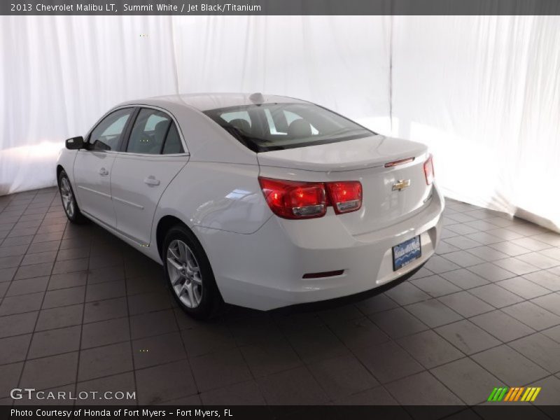 Summit White / Jet Black/Titanium 2013 Chevrolet Malibu LT