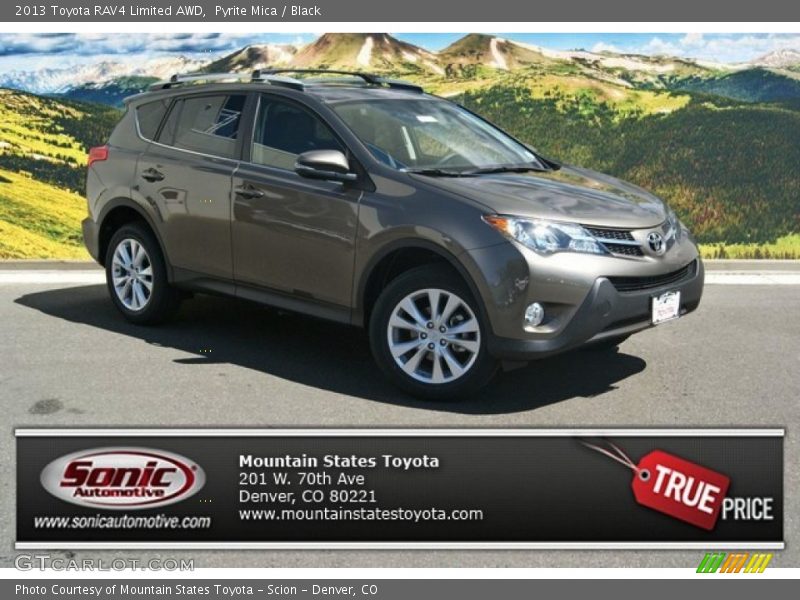 Pyrite Mica / Black 2013 Toyota RAV4 Limited AWD
