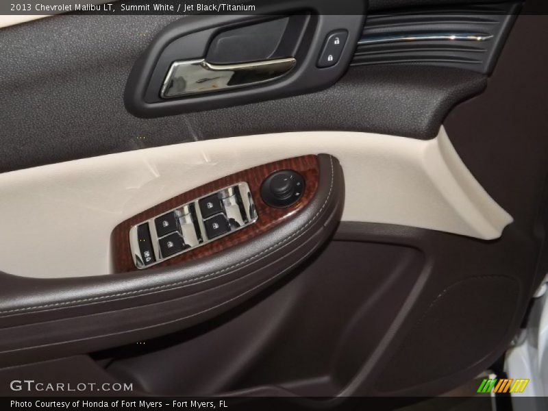 Summit White / Jet Black/Titanium 2013 Chevrolet Malibu LT