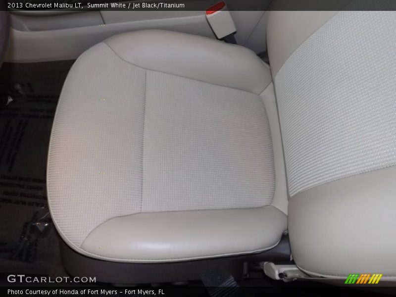 Summit White / Jet Black/Titanium 2013 Chevrolet Malibu LT