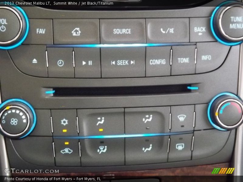 Summit White / Jet Black/Titanium 2013 Chevrolet Malibu LT