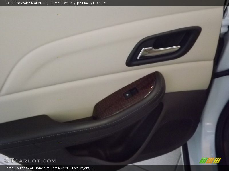 Summit White / Jet Black/Titanium 2013 Chevrolet Malibu LT