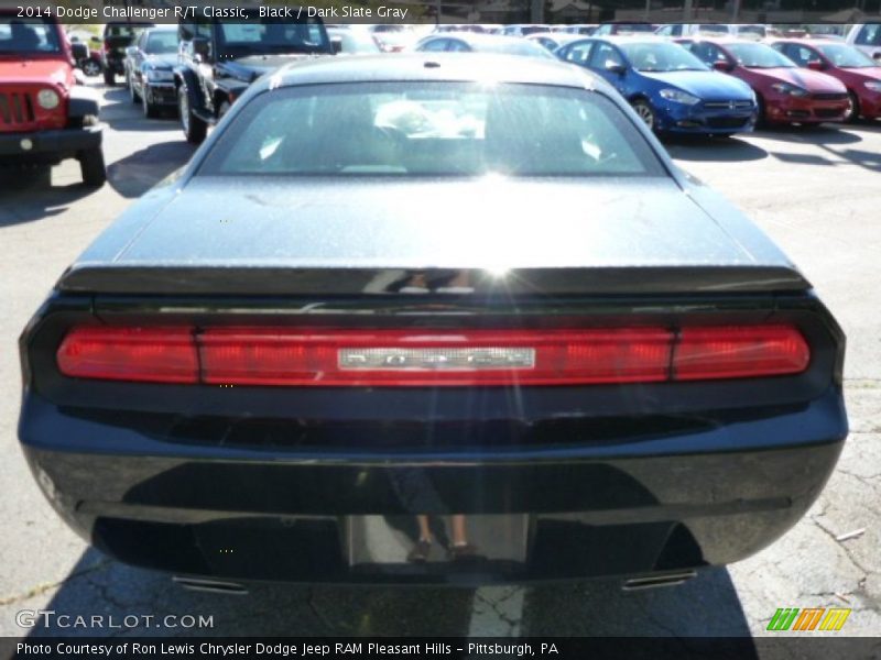 Black / Dark Slate Gray 2014 Dodge Challenger R/T Classic