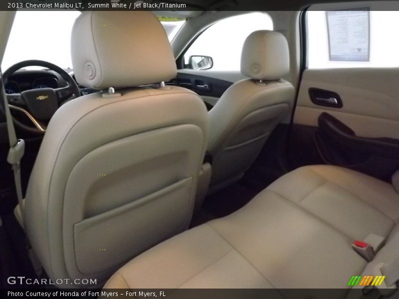 Summit White / Jet Black/Titanium 2013 Chevrolet Malibu LT