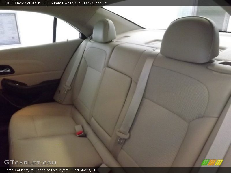 Summit White / Jet Black/Titanium 2013 Chevrolet Malibu LT
