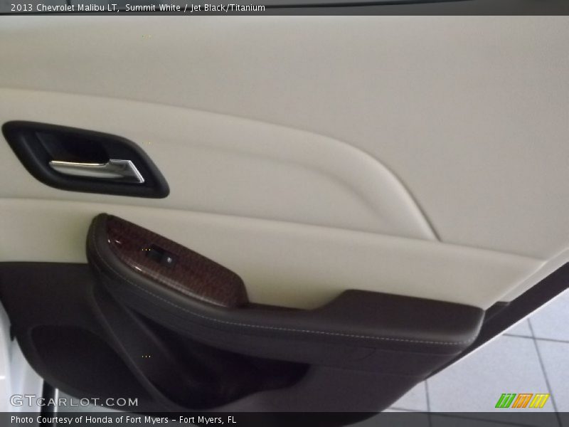 Summit White / Jet Black/Titanium 2013 Chevrolet Malibu LT
