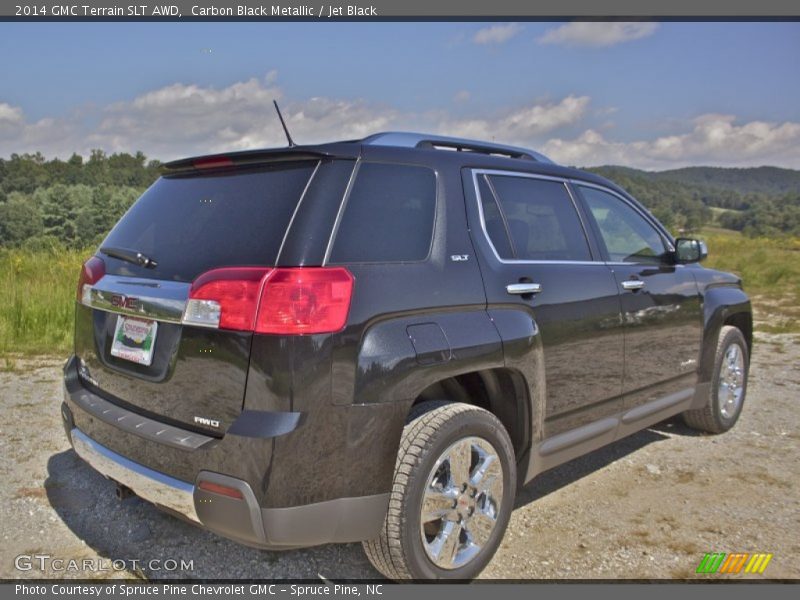 Carbon Black Metallic / Jet Black 2014 GMC Terrain SLT AWD