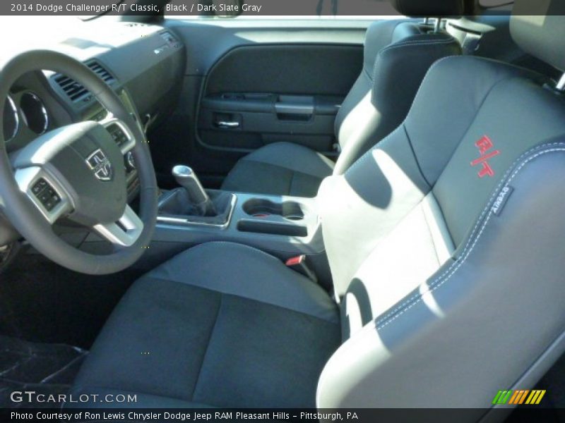 Front Seat of 2014 Challenger R/T Classic