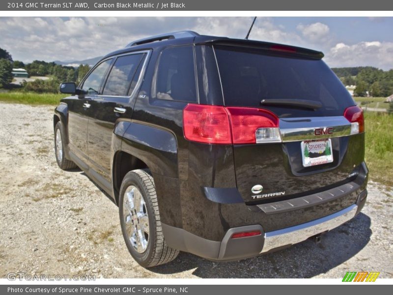 Carbon Black Metallic / Jet Black 2014 GMC Terrain SLT AWD