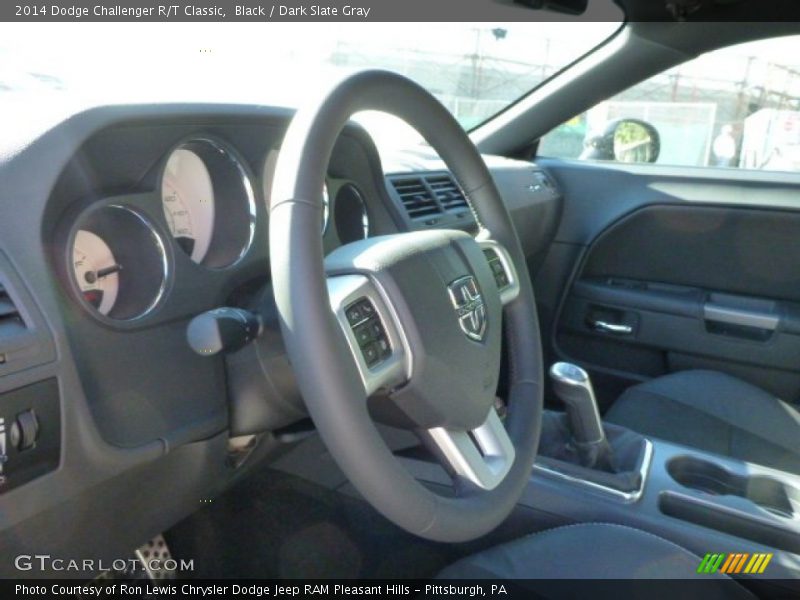 Black / Dark Slate Gray 2014 Dodge Challenger R/T Classic