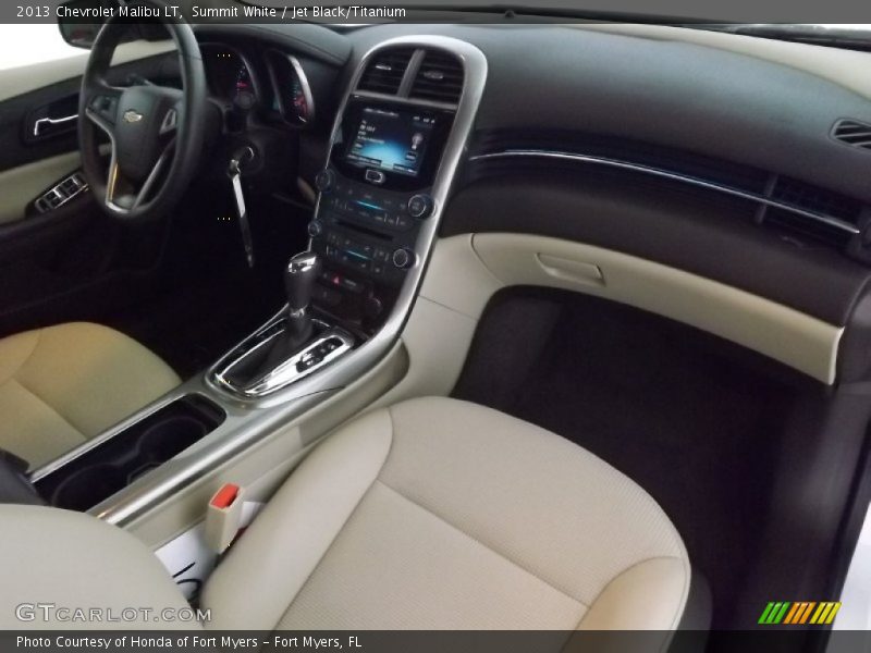 Summit White / Jet Black/Titanium 2013 Chevrolet Malibu LT
