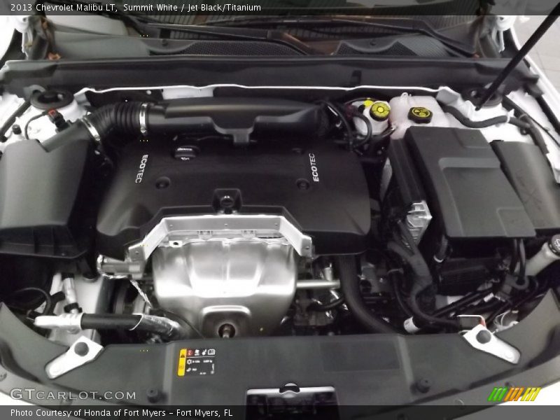Summit White / Jet Black/Titanium 2013 Chevrolet Malibu LT
