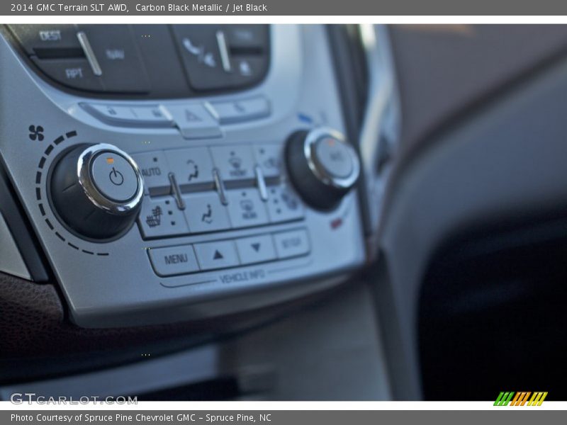 Carbon Black Metallic / Jet Black 2014 GMC Terrain SLT AWD