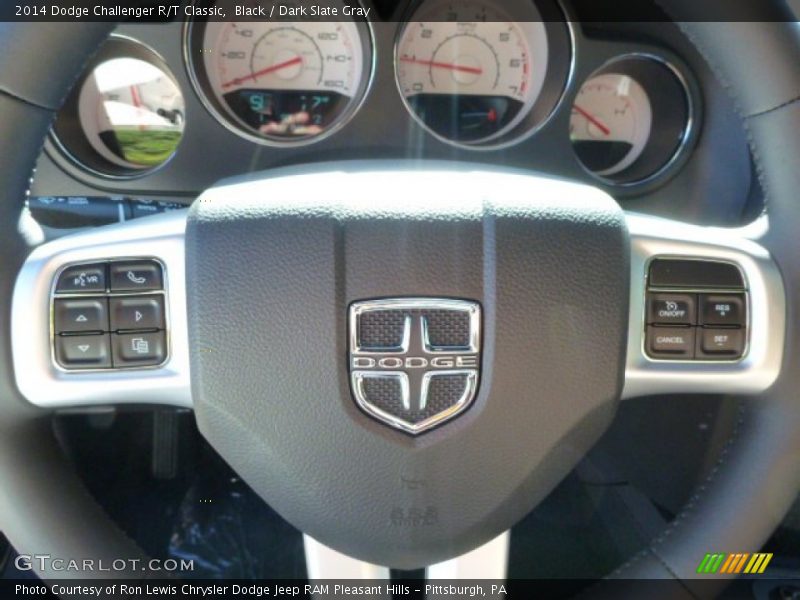 Black / Dark Slate Gray 2014 Dodge Challenger R/T Classic