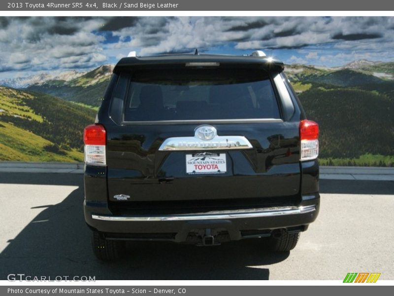 Black / Sand Beige Leather 2013 Toyota 4Runner SR5 4x4