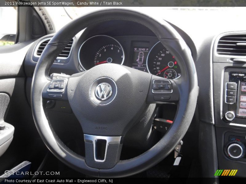Candy White / Titan Black 2011 Volkswagen Jetta SE SportWagen