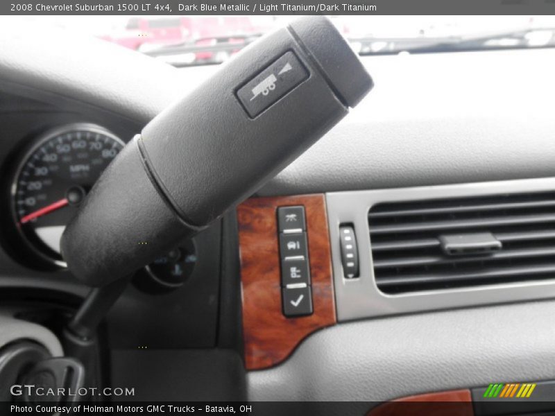 Dark Blue Metallic / Light Titanium/Dark Titanium 2008 Chevrolet Suburban 1500 LT 4x4