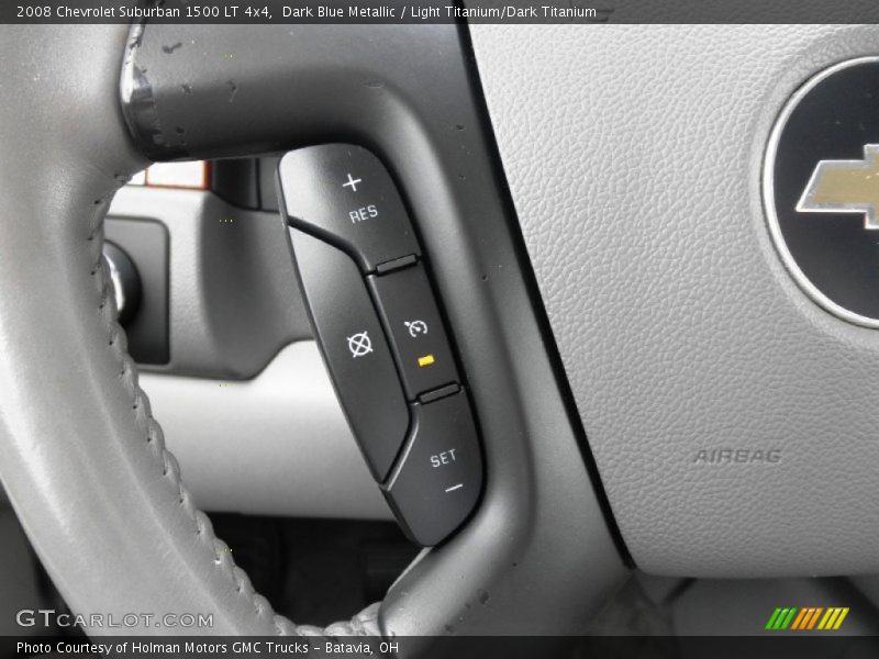 Dark Blue Metallic / Light Titanium/Dark Titanium 2008 Chevrolet Suburban 1500 LT 4x4