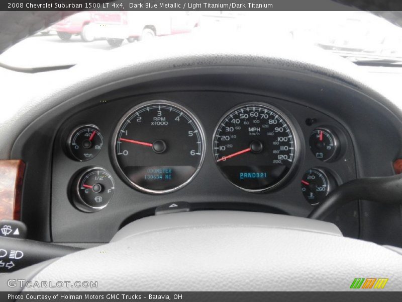 Dark Blue Metallic / Light Titanium/Dark Titanium 2008 Chevrolet Suburban 1500 LT 4x4