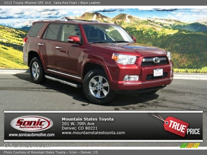 Salsa Red Pearl / Black Leather 2013 Toyota 4Runner SR5 4x4