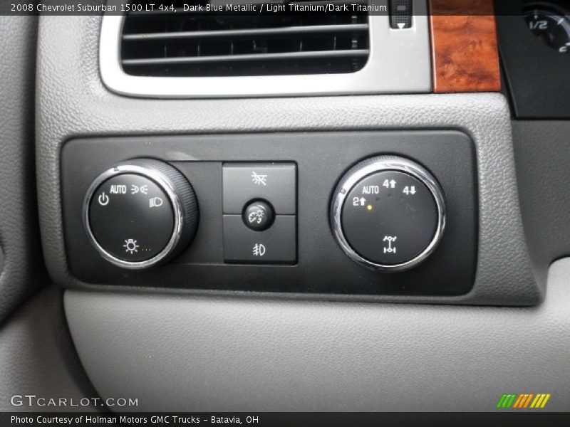 Dark Blue Metallic / Light Titanium/Dark Titanium 2008 Chevrolet Suburban 1500 LT 4x4