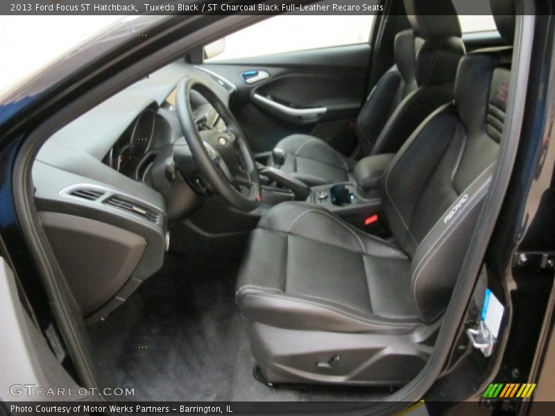 Tuxedo Black / ST Charcoal Black Full-Leather Recaro Seats 2013 Ford Focus ST Hatchback