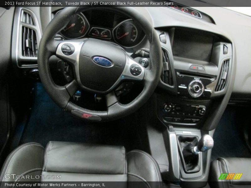 Tuxedo Black / ST Charcoal Black Full-Leather Recaro Seats 2013 Ford Focus ST Hatchback