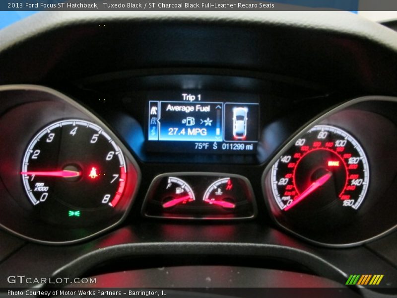 Tuxedo Black / ST Charcoal Black Full-Leather Recaro Seats 2013 Ford Focus ST Hatchback