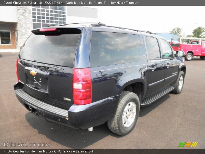 Dark Blue Metallic / Light Titanium/Dark Titanium 2008 Chevrolet Suburban 1500 LT 4x4