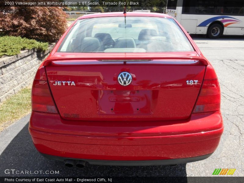 Tornado Red / Black 2003 Volkswagen Jetta Wolfsburg Edition 1.8T Sedan