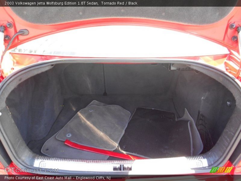 Tornado Red / Black 2003 Volkswagen Jetta Wolfsburg Edition 1.8T Sedan