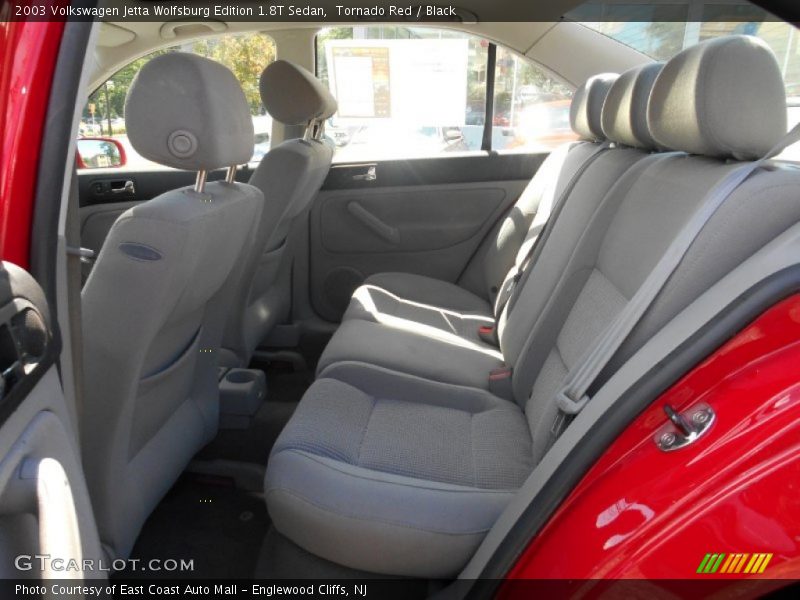 Tornado Red / Black 2003 Volkswagen Jetta Wolfsburg Edition 1.8T Sedan