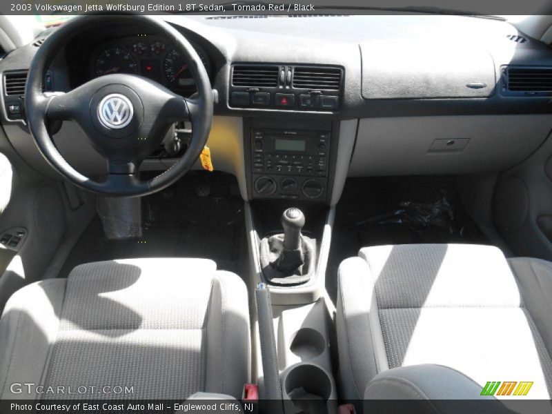 Tornado Red / Black 2003 Volkswagen Jetta Wolfsburg Edition 1.8T Sedan