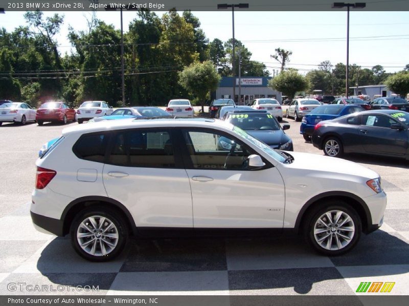 Alpine White / Sand Beige 2013 BMW X3 xDrive 28i