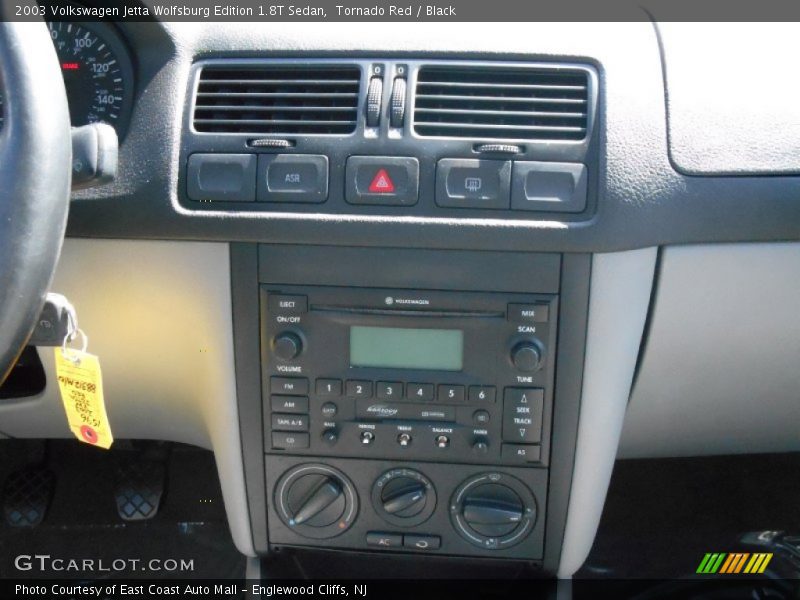 Tornado Red / Black 2003 Volkswagen Jetta Wolfsburg Edition 1.8T Sedan