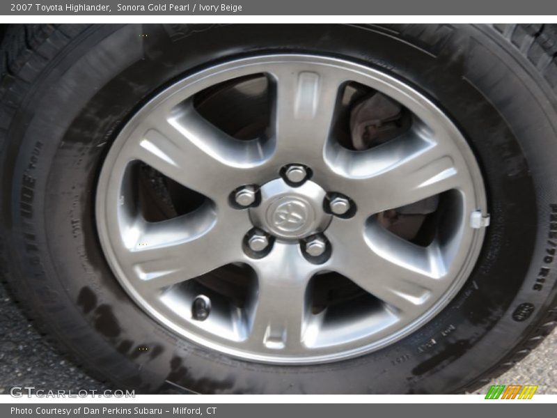 Sonora Gold Pearl / Ivory Beige 2007 Toyota Highlander