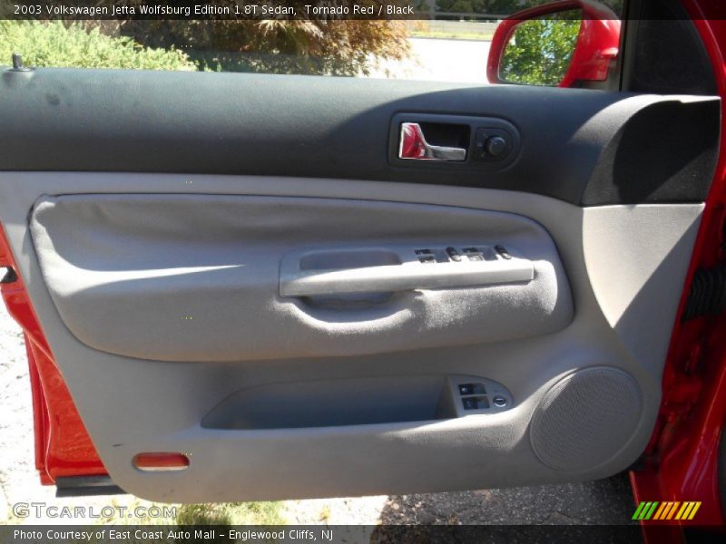 Tornado Red / Black 2003 Volkswagen Jetta Wolfsburg Edition 1.8T Sedan