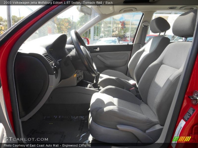 Tornado Red / Black 2003 Volkswagen Jetta Wolfsburg Edition 1.8T Sedan
