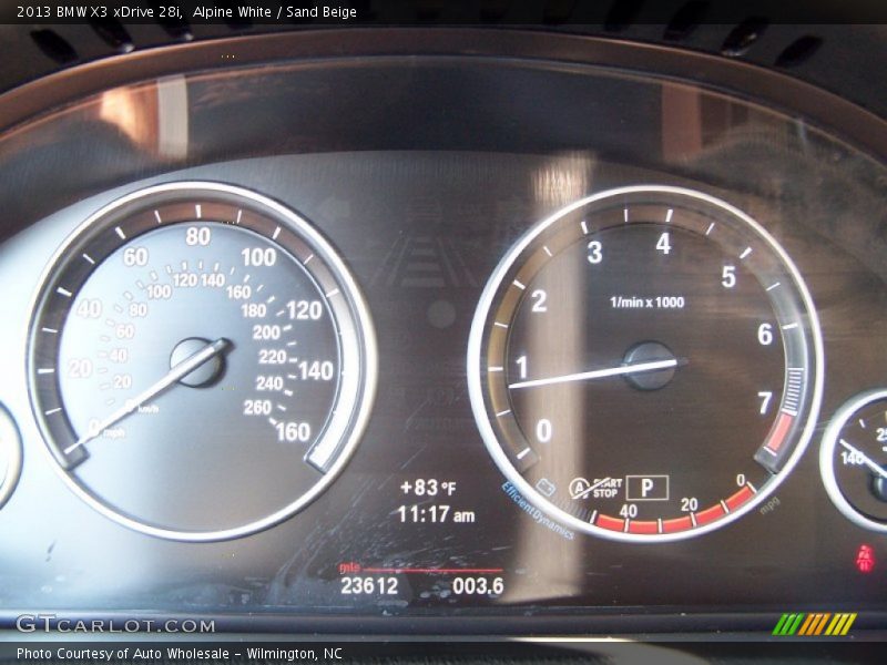 Alpine White / Sand Beige 2013 BMW X3 xDrive 28i