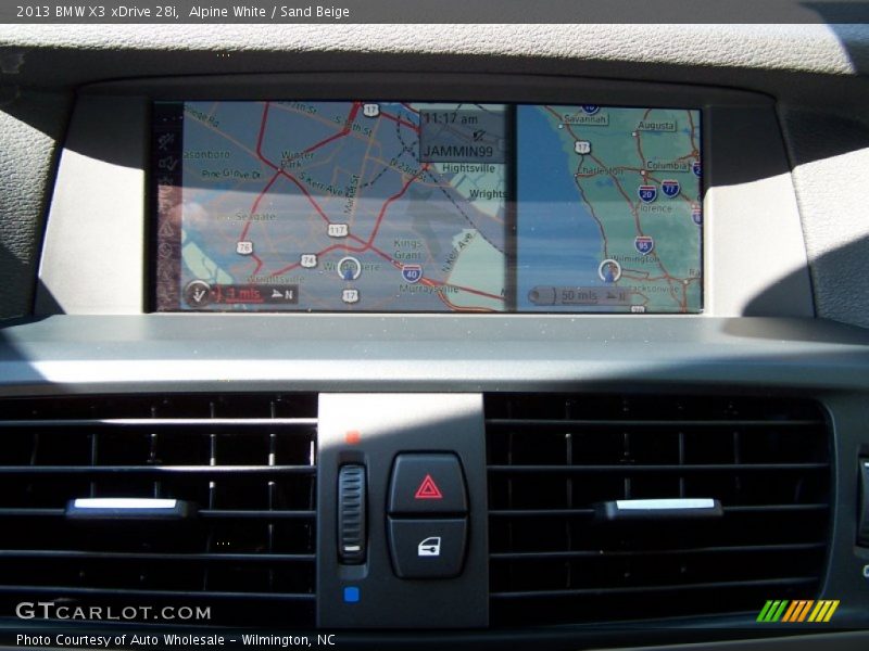 Alpine White / Sand Beige 2013 BMW X3 xDrive 28i