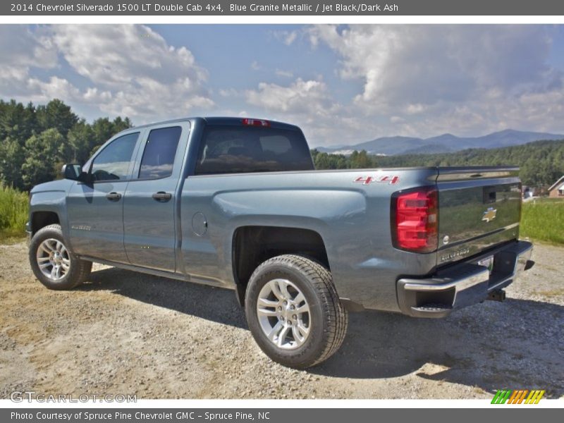 Blue Granite Metallic / Jet Black/Dark Ash 2014 Chevrolet Silverado 1500 LT Double Cab 4x4