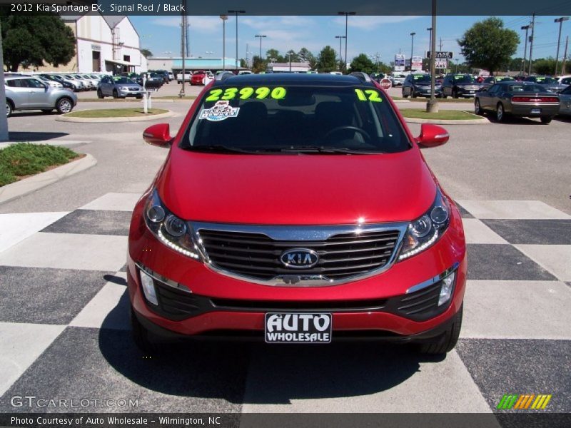 Signal Red / Black 2012 Kia Sportage EX