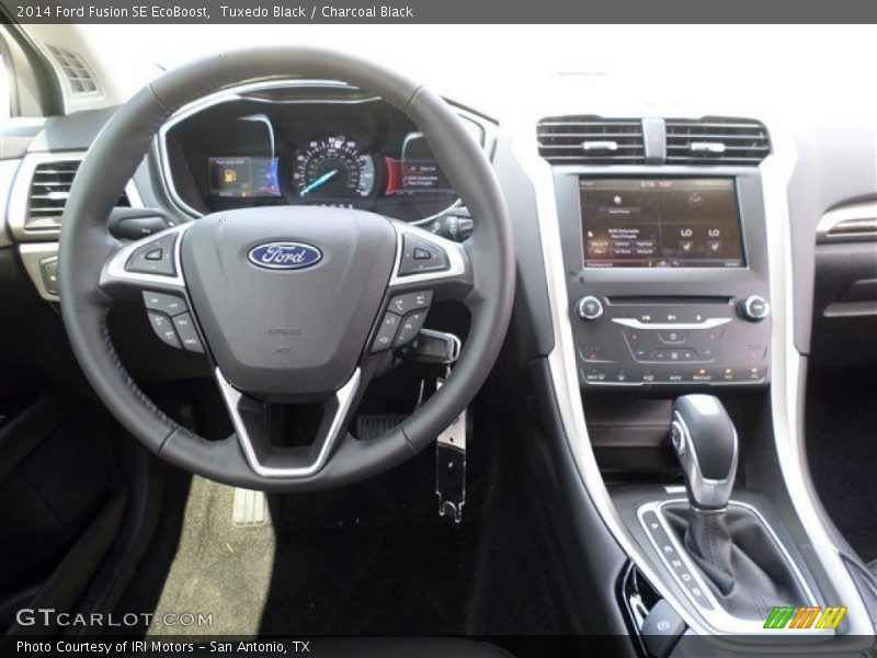 Tuxedo Black / Charcoal Black 2014 Ford Fusion SE EcoBoost