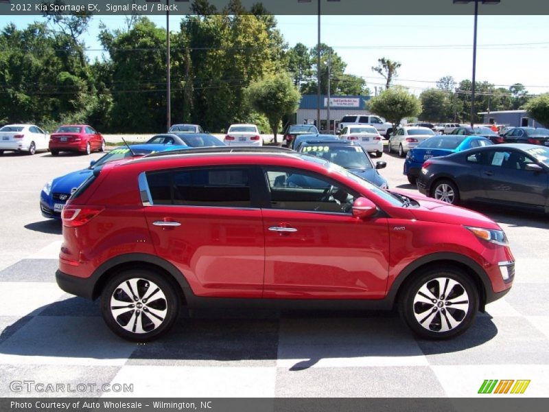 Signal Red / Black 2012 Kia Sportage EX