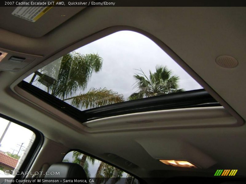 Quicksilver / Ebony/Ebony 2007 Cadillac Escalade EXT AWD