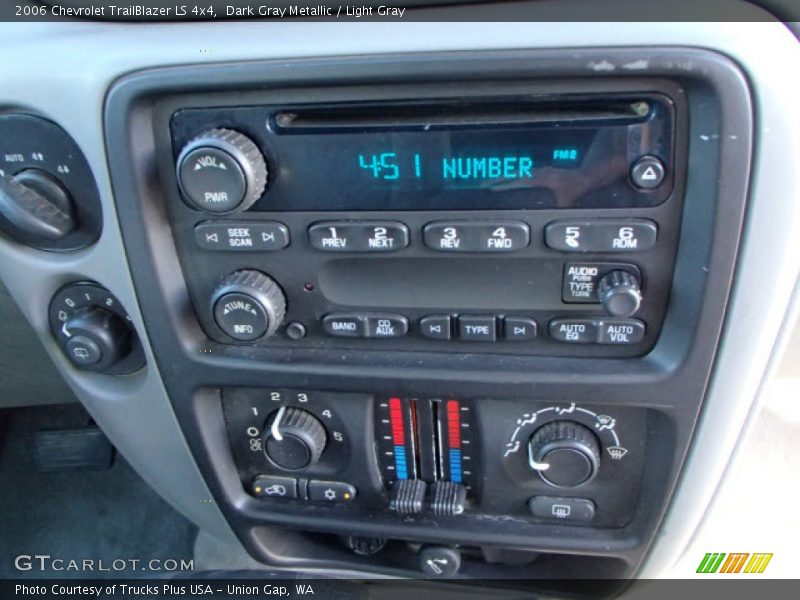 Dark Gray Metallic / Light Gray 2006 Chevrolet TrailBlazer LS 4x4
