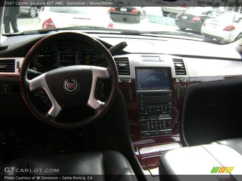 Quicksilver / Ebony/Ebony 2007 Cadillac Escalade EXT AWD