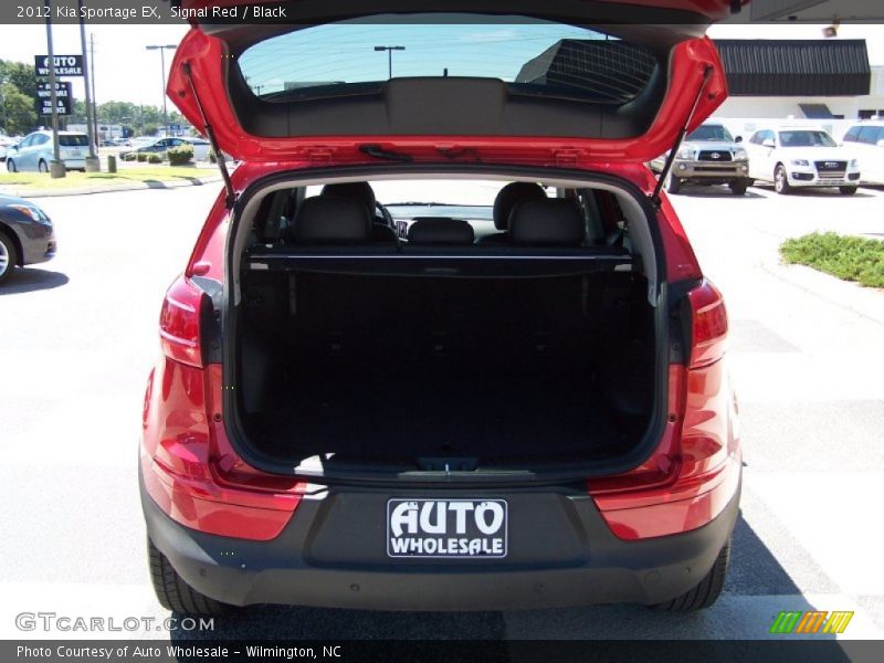 Signal Red / Black 2012 Kia Sportage EX